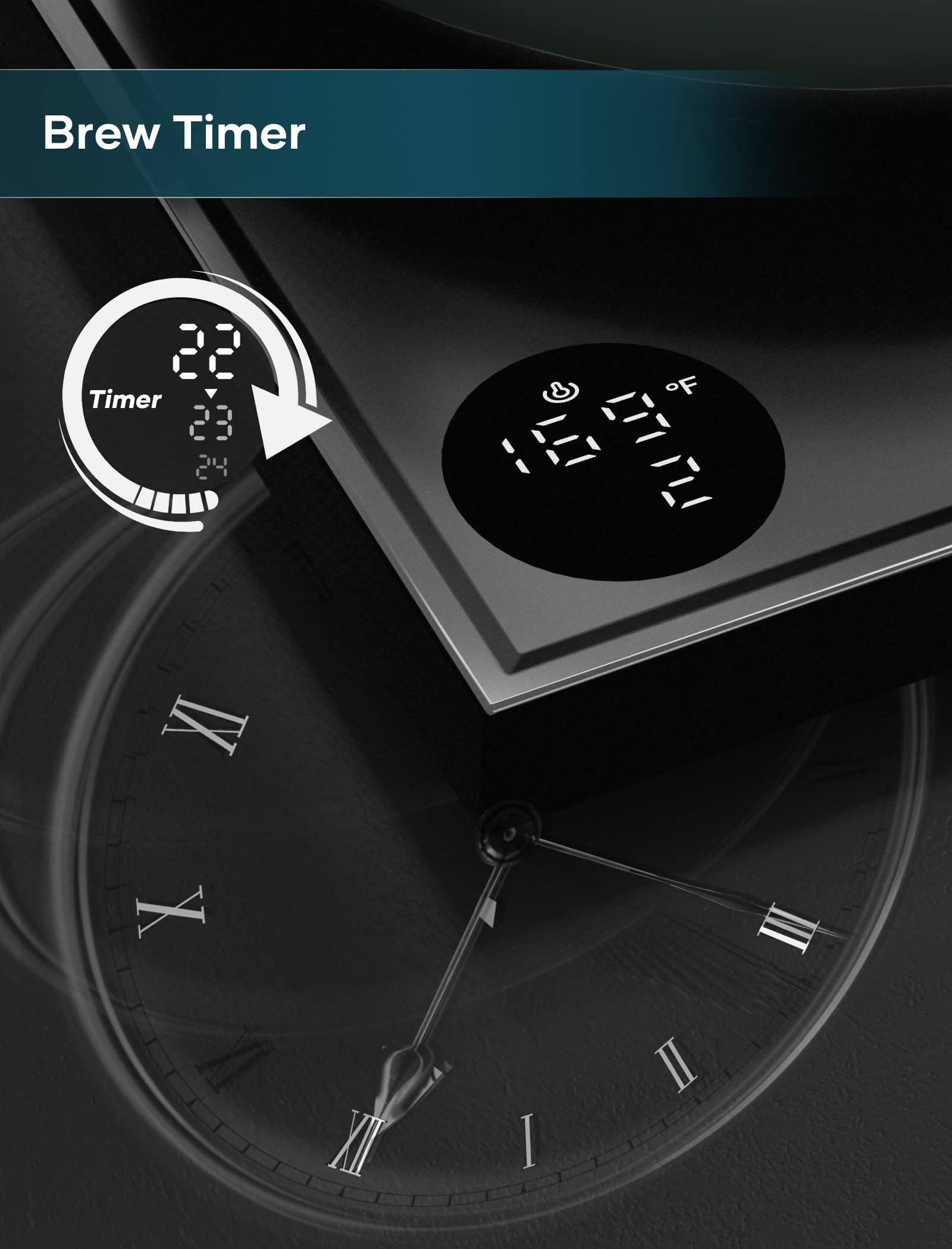 INTASTING Hervidores eléctricos, hervidor eléctrico de cuello de cisne, control de temperatura ±1 ℉, interior de acero inoxidable, calentamiento rápido, para verter sobre café, preparar té, hervir agua caliente, 0,9 L verde cazador