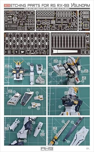 Amazon Rg Hg 1 144 ガンプラ改造用 ディテールアップ ハイクオリティーメタルパーツ Rg 1 144 逆襲のシャア Rx 93 Nガンダム 並行輸入品 プラモデル 通販