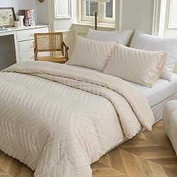 SLEEPBELLA Tufted King Comforter Set, Dark Grey