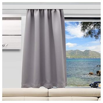 Segatex Home Fashion Wohnmobil Caravan Vorhang Mattis Grau