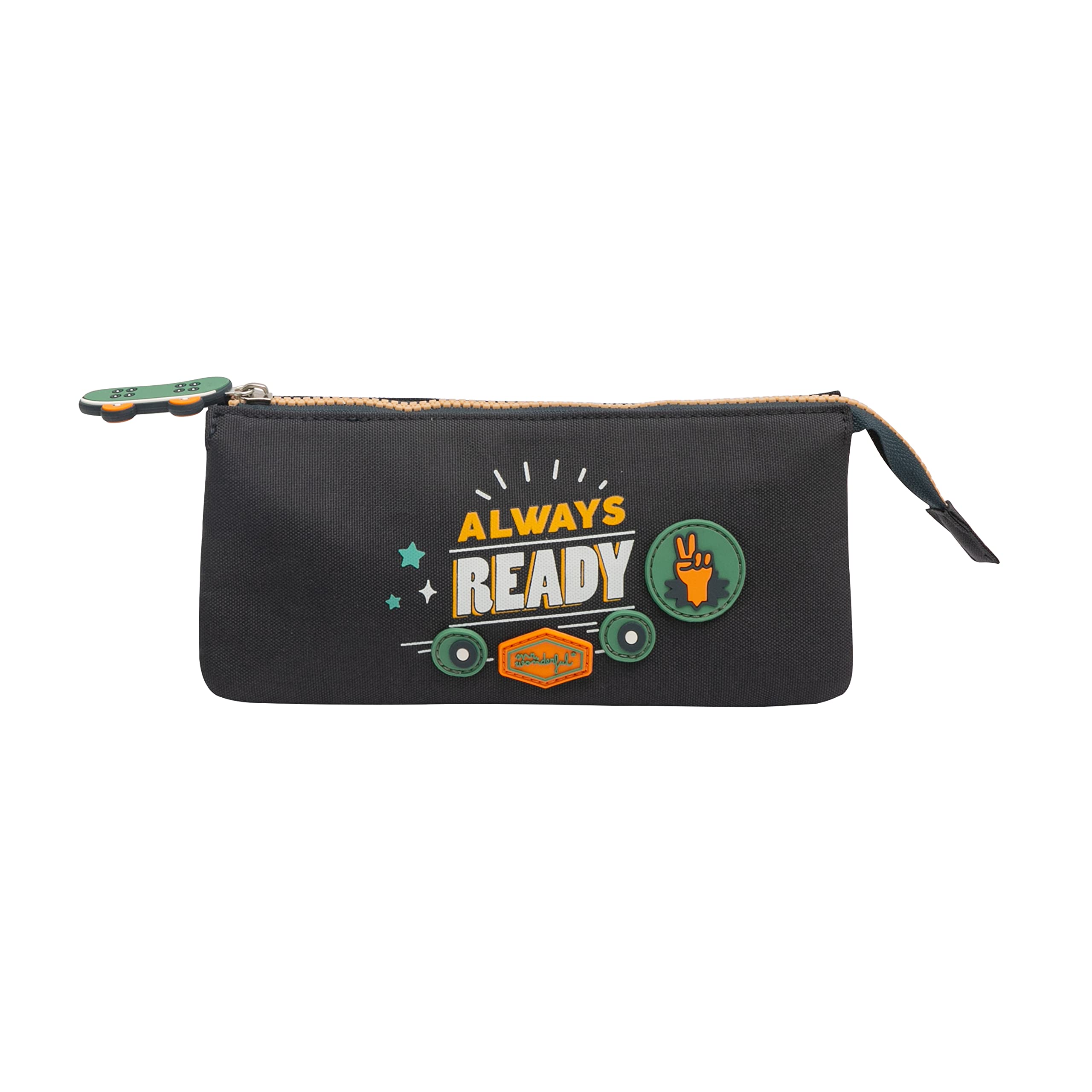 Adventure Always Ready Triple Pencil Case