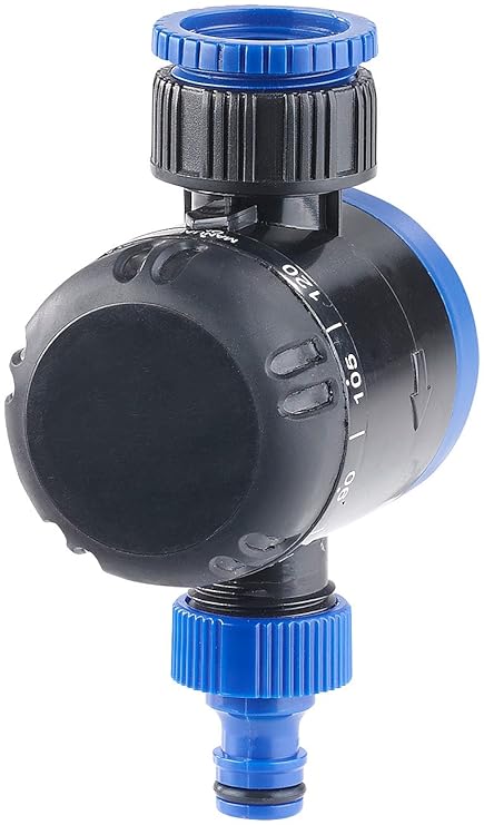 Royal Gardineer Wasserzeitschaltuhr: Mechanische Bewässerungs-Schaltuhr, bis 120 Min. (Bewässerungsuhren)