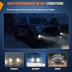 Nilight Fog Light Assembly Compatible with Toyota