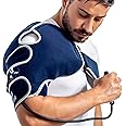 Medcosa Shoulder Compression Ice Pack | Pump it Up with Our Rotator Cuff Cold Therapy Wrap | Compress Yourself for Effective Pain Relief