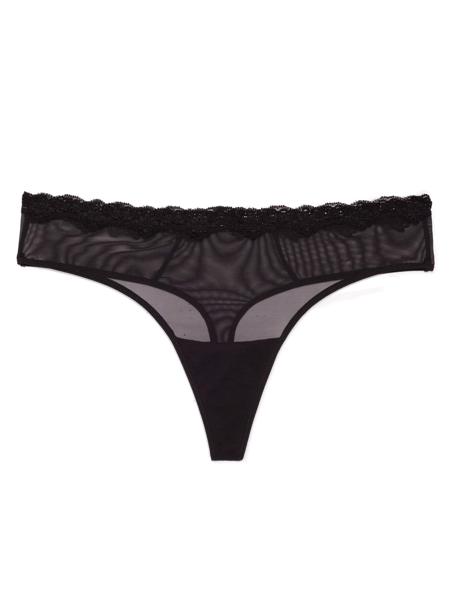 Smart & Sexy Women's Mesh & Lace Thong Panties, Available in Multi Packs
