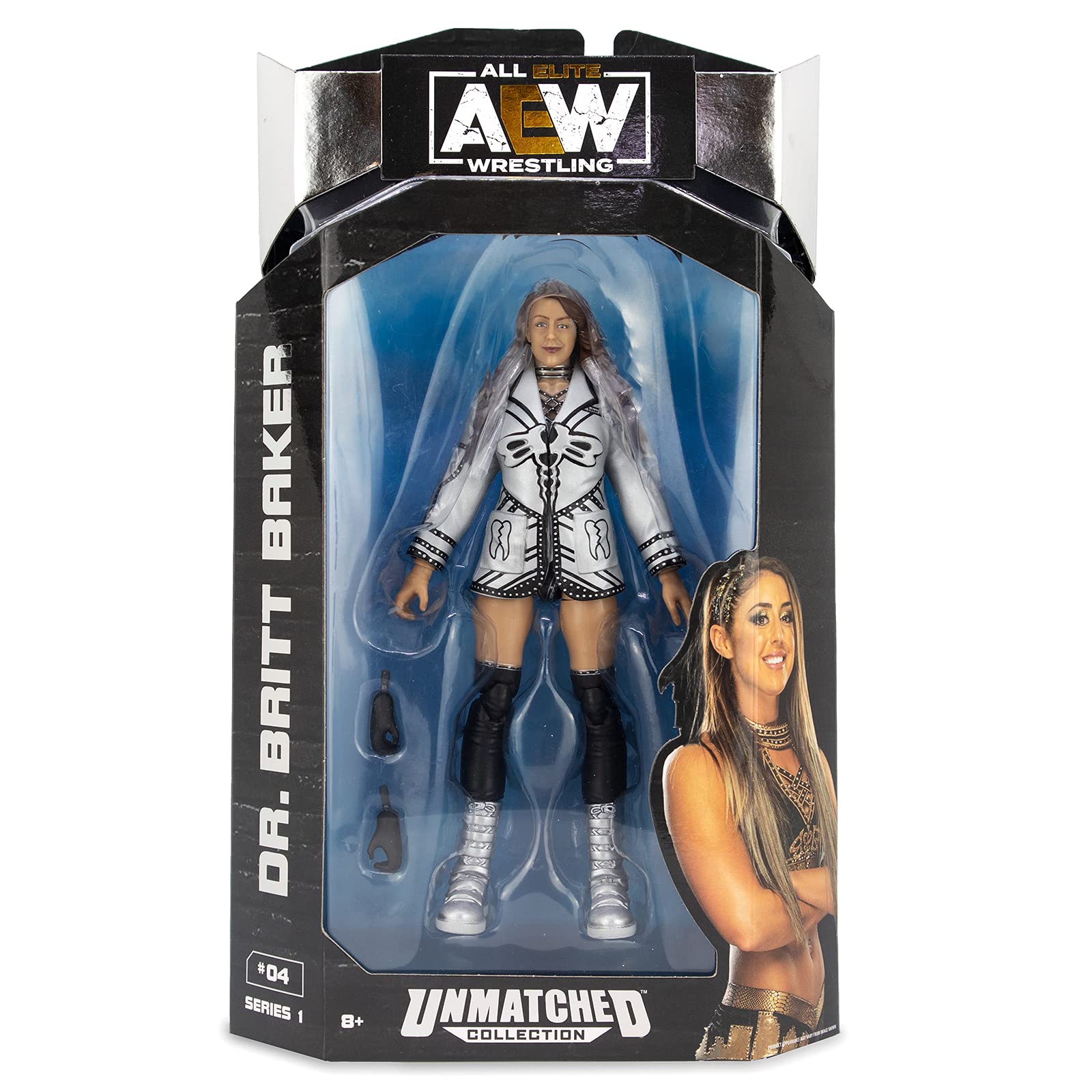 Britt Baker - AEW Unmatched Series 1 Jazwares Toy Wrestling Action Figure