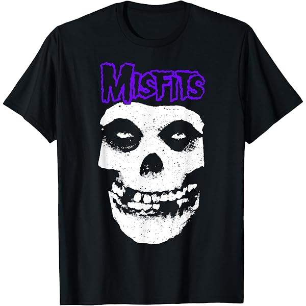 Amazon.com: Misfits – Pink Logo Skull T-Shirt : Clothing, Shoes
