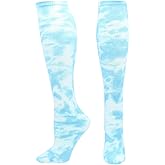 Tie Dye Multisport Tube Socks Soccer Softball Volleyball for Girls Boys Women and Men Youth and Adult