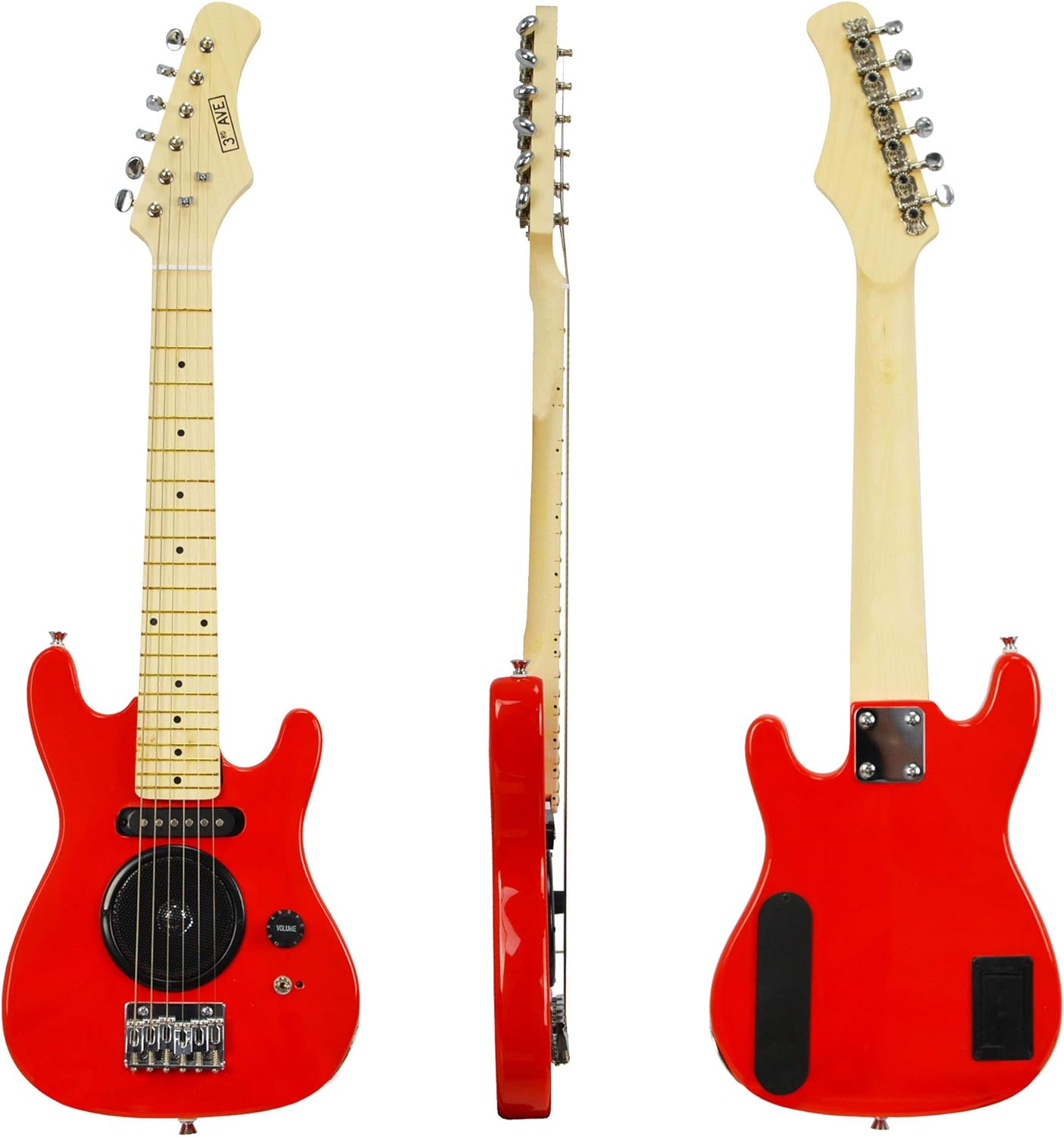 3rd Avenue 1/4 Size Junior Beginner Electric Guitar Bundle with 6