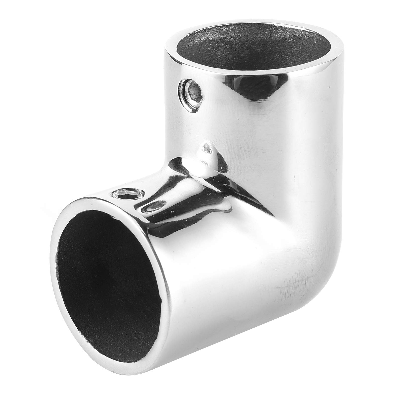 aqxreight Boat Handrail Pipe Boat Pipe Connector Marine Yatch 90° Elbow Tube Joint Stainless Steel Hand Rail Fitting[25mm] Marine Deck Drains Nautical Aesthetics