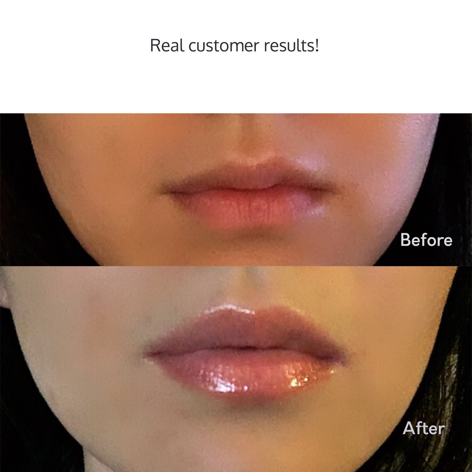 Lip Plumper Lip Gloss is All Natural Serum with Vitamin E, Antioxidants