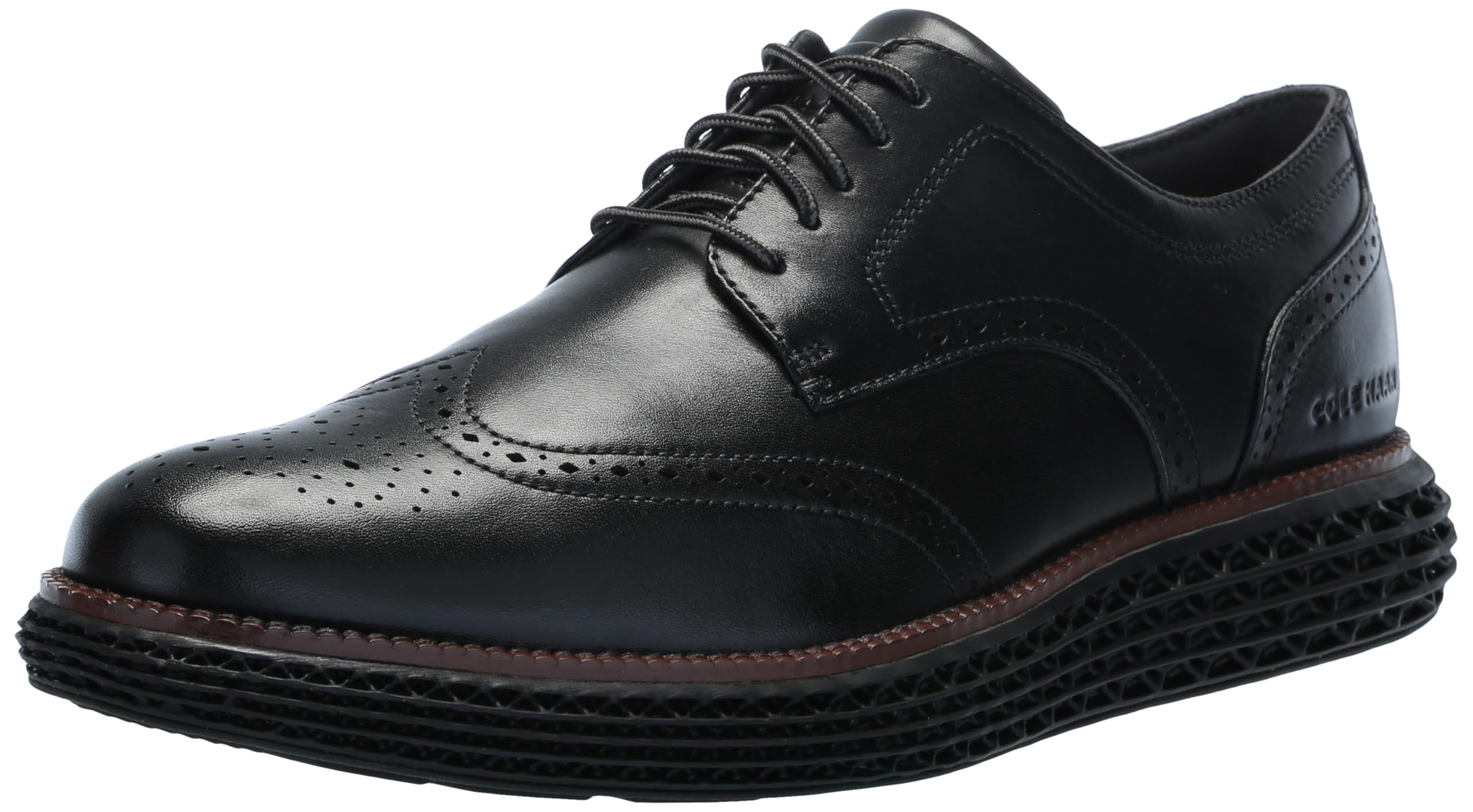 Photo 1 of Cole Haan Men's Original Grand 2.0 Wingtip Oxfords, Black, 10.5-M US