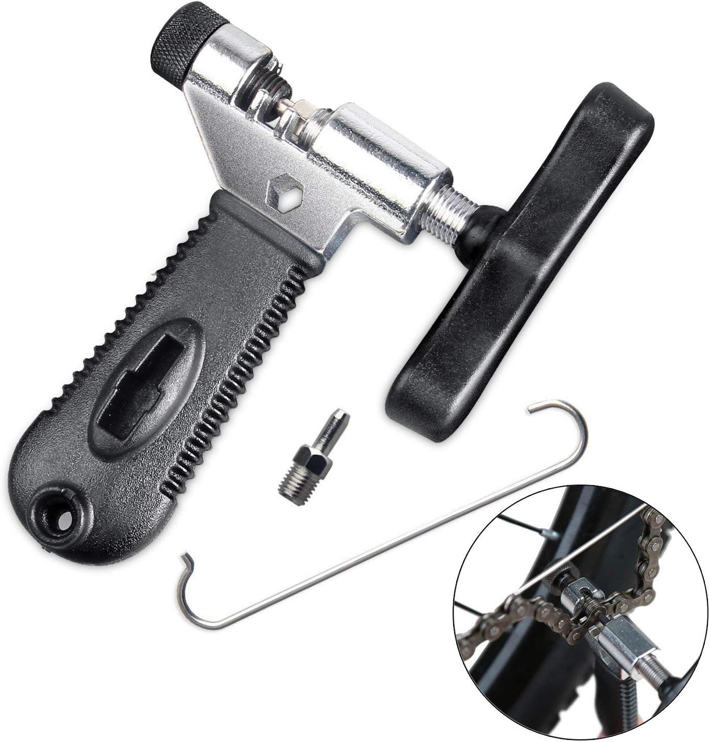 Oumers Bike Link Plier+Chain Breaker Splitter+6 Pairs Bicycle Missing Link, Chain Plier Quick Link Opener Remover Plier for 6/7/8/9/10 Speed Chains Repair | Professional Bike Chain Repair Tool Kit : Sports & Outdoors