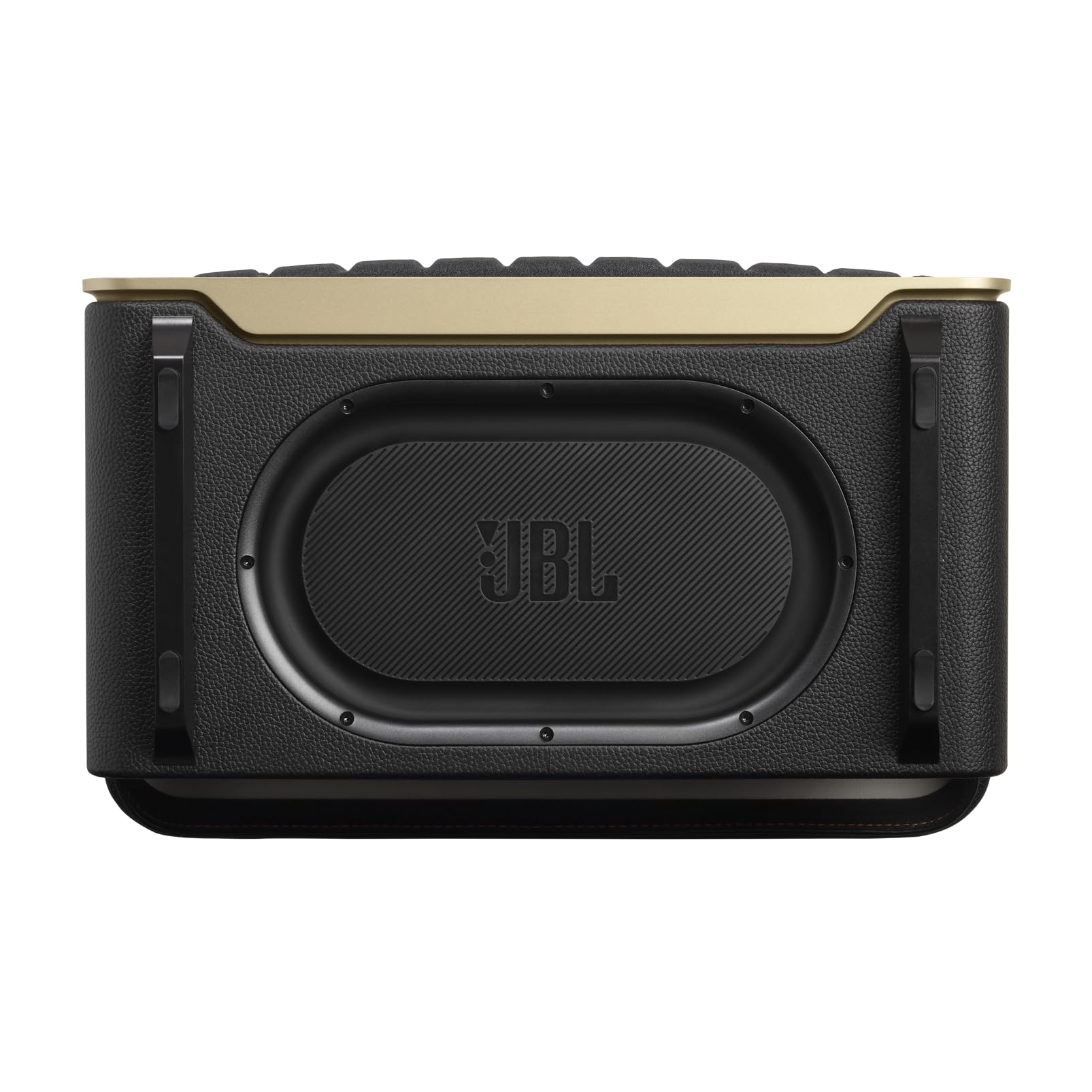 JBL Authentics 300 Tragbarer Smart Home Lautsprecher – 70er Jahre Retro-Design Bluetooth Box – Mit Google Assistant, Alexa, AirPlay und JBL One App – Schwarz 6