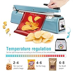 METRONIC Impulse Sealer 12 Inch, Heat Sealer