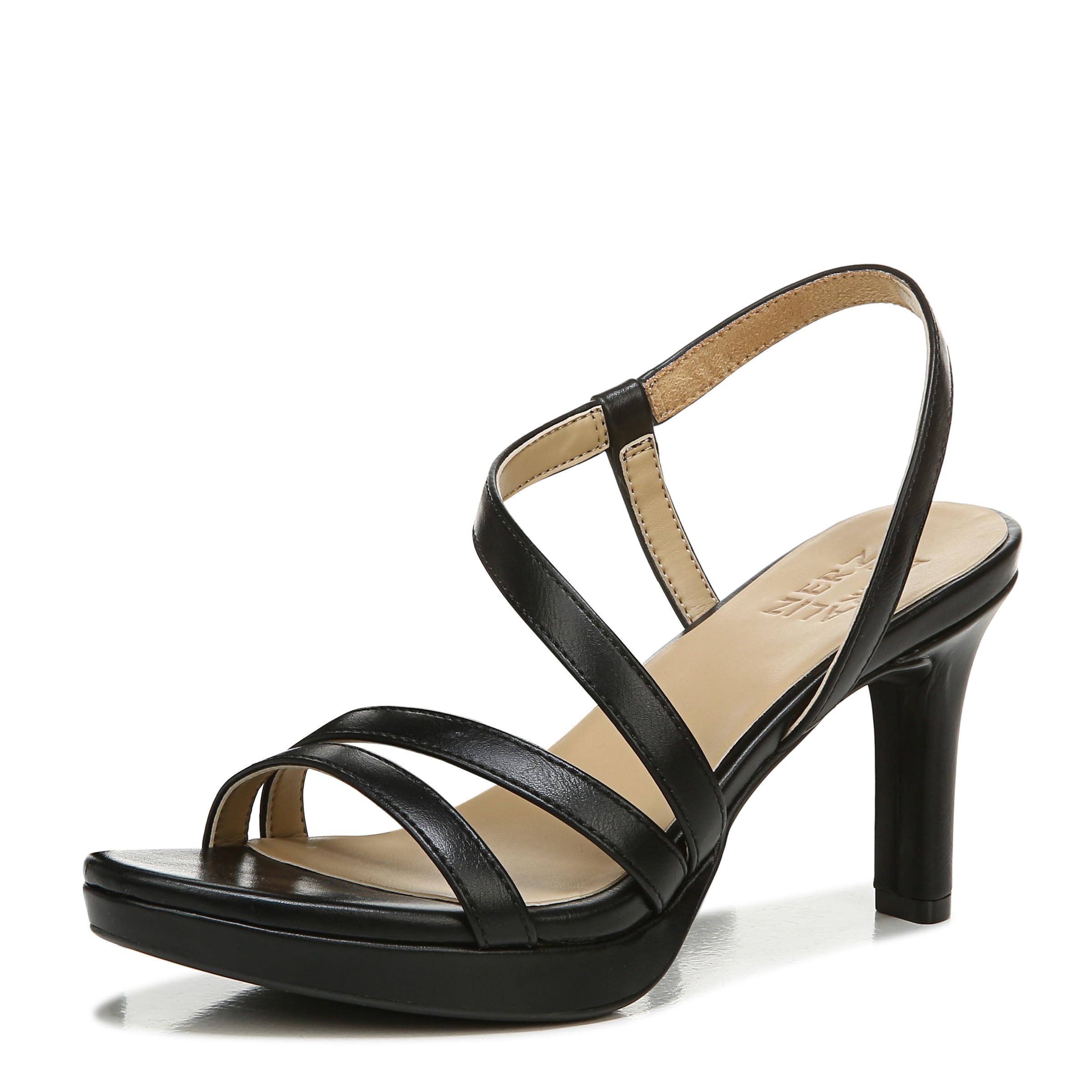 Photo 1 of Naturalizer Womens Brenta Heeled Sandal Black 8 M
