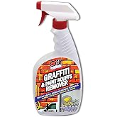 Pro Strength Cleaner for Graffiti, Paint Scuff, Overspray, Paint Spills, Permanent Markers - Brick Walls, Vehicles, Signs, Painted Walls &amp; More