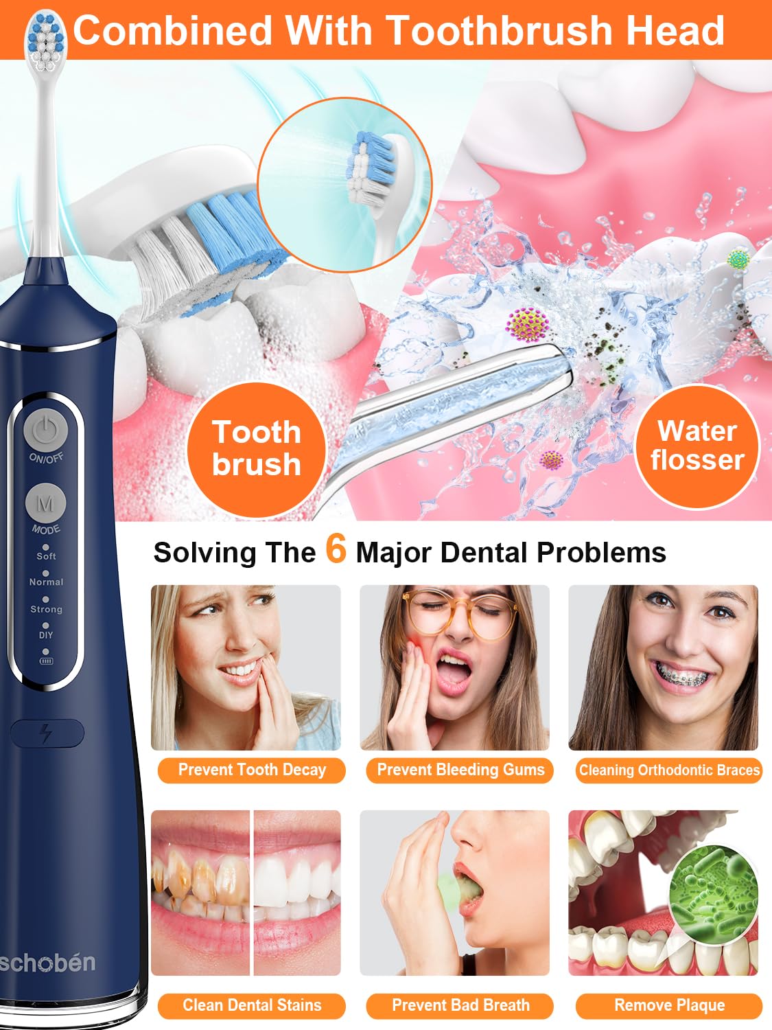 Flossing Machine Mua Water Dental Flosser Teeth Pick: Portable Cordless Oral Irrigator ...