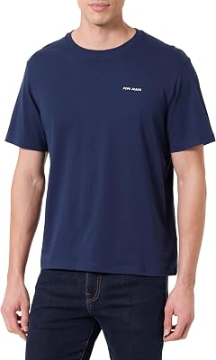 Herren M Basic Logo T-Shirt, Blau (SEA Blue), S, Blau (Meerblau), S