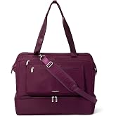 Modern Weekender - Lightweight 18"x15.7"x9.4" Duffel Carry-on Travel Bag for Women
