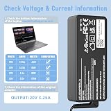 BIUBOTY 65W USB C Laptop Charger for HP EliteBook Spectre X360 X2 830 1040 view 6