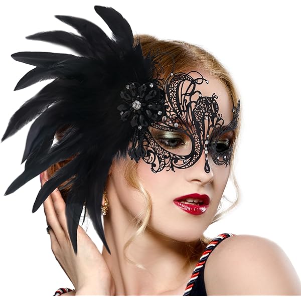 Amazon.com: MasqStudio Brocade Lace Masquerade Ball Mask