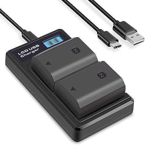 Pack NP-FZ100 Battery Battery Charger Replacement for Sony