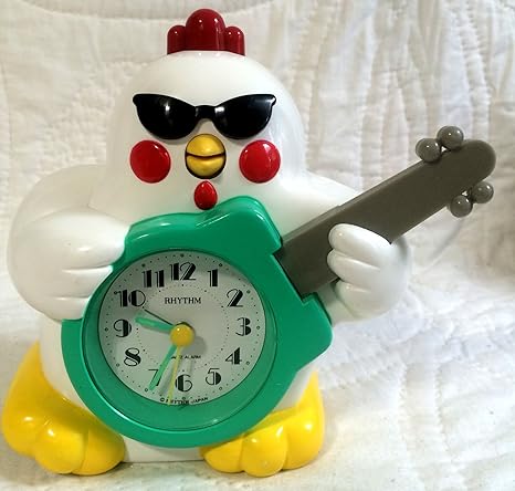 Vintage Rare Rhythm Rock N Roll Singing Chicken Alarm Clock Amazon Ca Home Kitchen