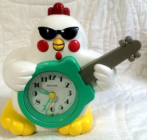 VINTAGE RARE RHYTHM ROCK 'N ROLL SINGING CHICKEN ALARM CLOCK Amazon.ca