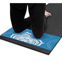 Crown Sporting Goods Yoga Cloud - Extra Thick 1" Exercise Mat With