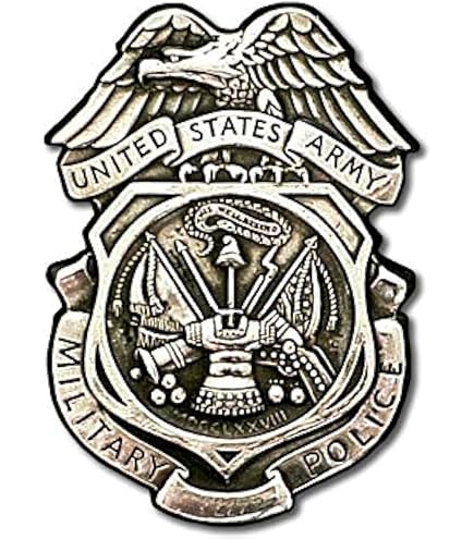 Amazon.com: HOF Trading Military Police Crossed Pistols Vinyl