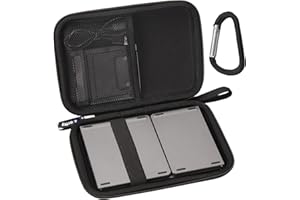 WORFTY Hard Travel Carrying Case for Samsers Foldable Bluetooth Keyboard, Storage EVA Case Compatible with Samsers Touchpad Portable Wireless Keyboard KT03 (Case Only)