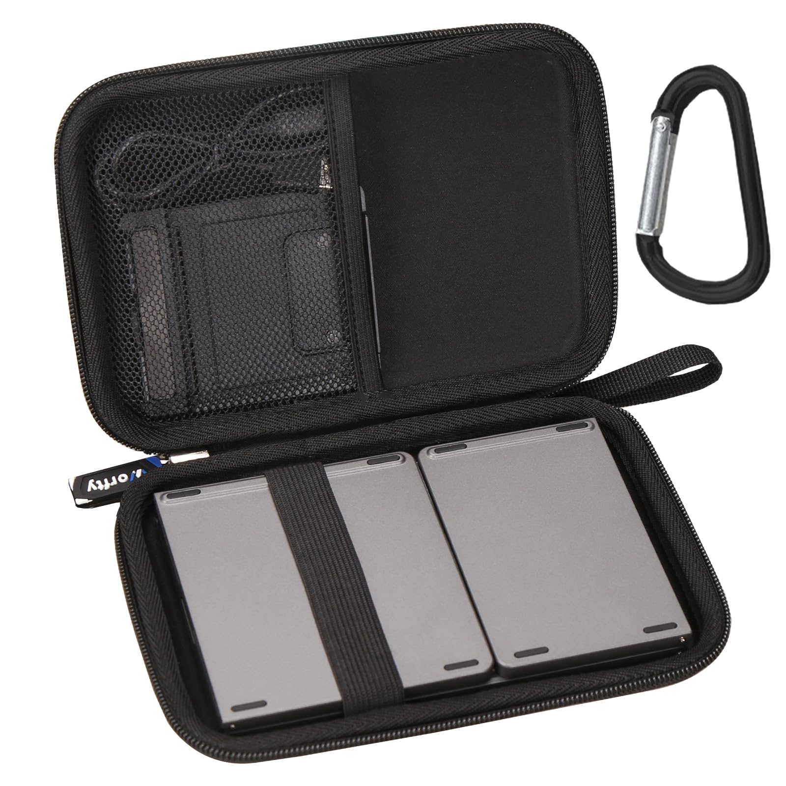 Photo 1 of Hard Travel Carrying Case for Samsers Foldable Bluetooth Keyboard, Storage EVA Case Compatible with Samsers Touchpad Portable Wireless Keyboard KT03 (Case Only)