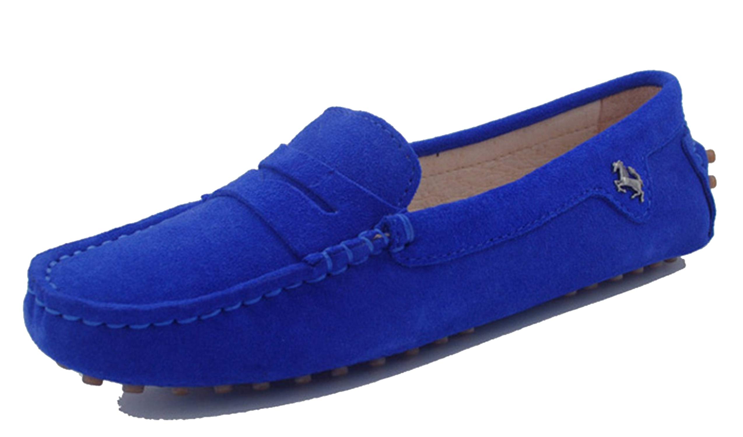 Women's Casual Loafers Suede Comfortable Driving Shoes YB9603