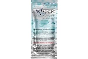 Ahh-Some - Hot Tub Serum Cleaner Sachet | Clean Pipes & Jets Gunk Build Up | Clear & Soften Water for Hot Tub, Jetted Tub, Swim Spa | Top Clarifier Up to 450 Gallons of Water (One Time Use Only)