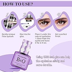 B&Q Lash Clusters D Curl 8-16MIX 84 PCS Eyelash