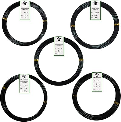 Grow A Bonsai Tree Anodized Aluminium Training Wire 5-Size Starter Set