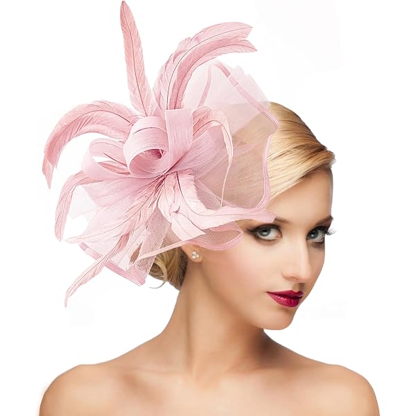 dressfan Womens Fascinator Hat Headpiece Vintage Wedding  display picture 1
