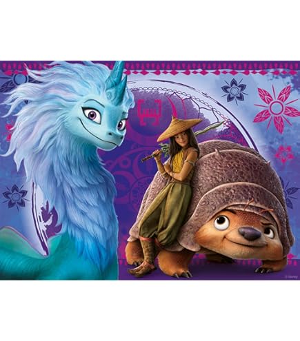 Amazon.com: Ravensburger Disney Raya and The Last Dragon 2 x