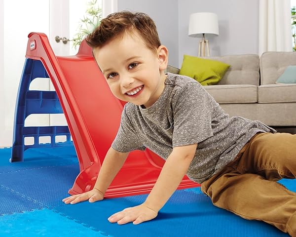 LITTLE TIKES FIRST SLIDE FOR KIDS, EASY SET UP FOR INDOOR OUTDOOR, EASY TO STORE, FOR TODDLERS AGES 18 MONTHS – 6 YEARS