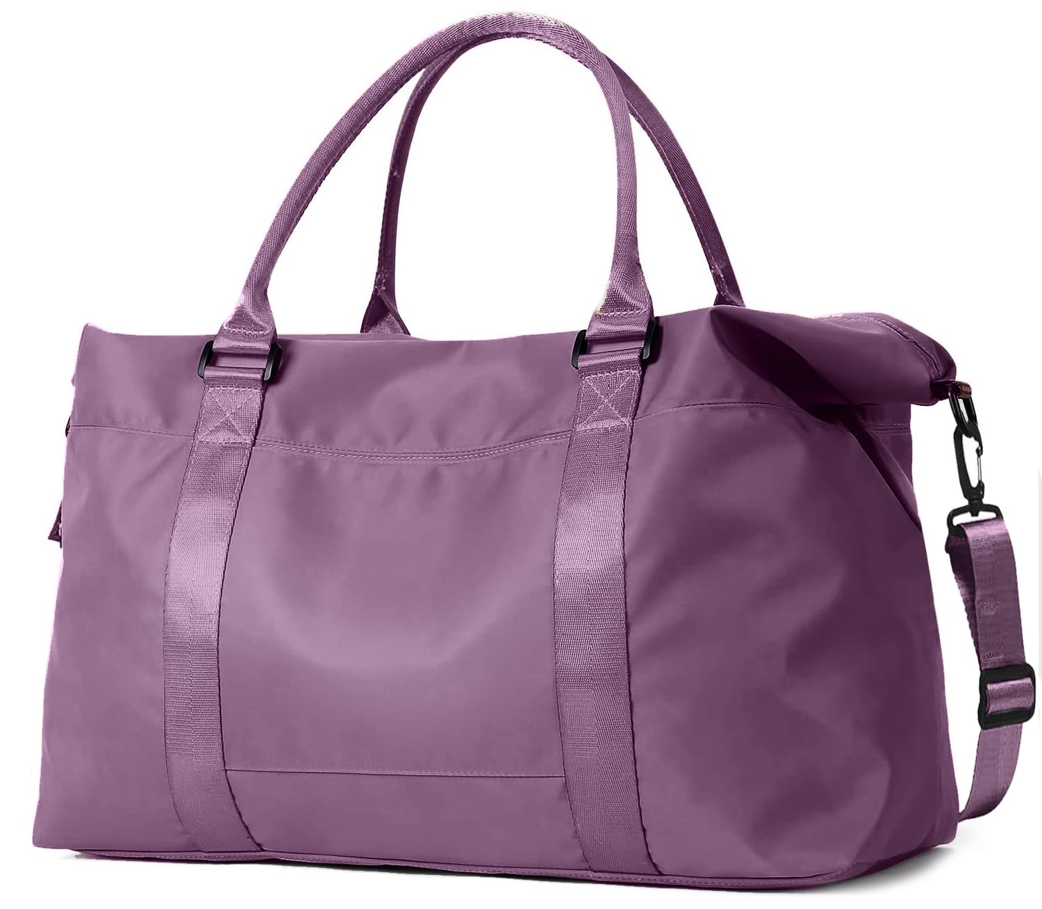 Photo 1 of Travel Duffle Bag, Weekender Travel Bag Men Small Gym Bag for Women, Hospital Bag for Labor and Delivery, Overnight Bag Luggage Bag with Trolley Sleeve, Airplane Travel Essentials for Flying(Purple)