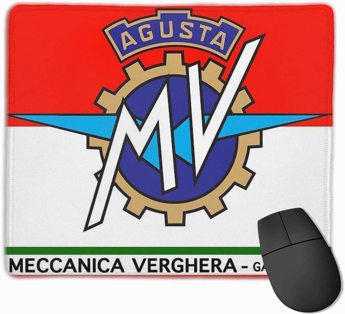Mv Agusta Non-Slop Rubber Mousepad Gaming Mouse Pad with Stitched Edge