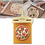 Sliding Pizza Peel, The Pizza Peel That Transfers Pizza, Pizza Paddle with Handle, Pizza Spatula Paddle for Indoor & Outdoor 