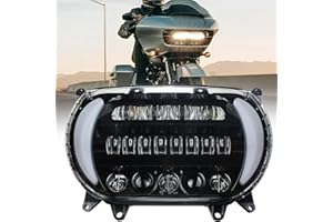 Atubeix Headlight LED Road Glide Motorcycle, Daytime Running Side Lights for 2015 2016 2017 2018 2019 2020 2021 2022 2023 Hea