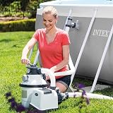 Intex 2100 GPH Sand Filter Pump 220-240V Krystal Clear view 2