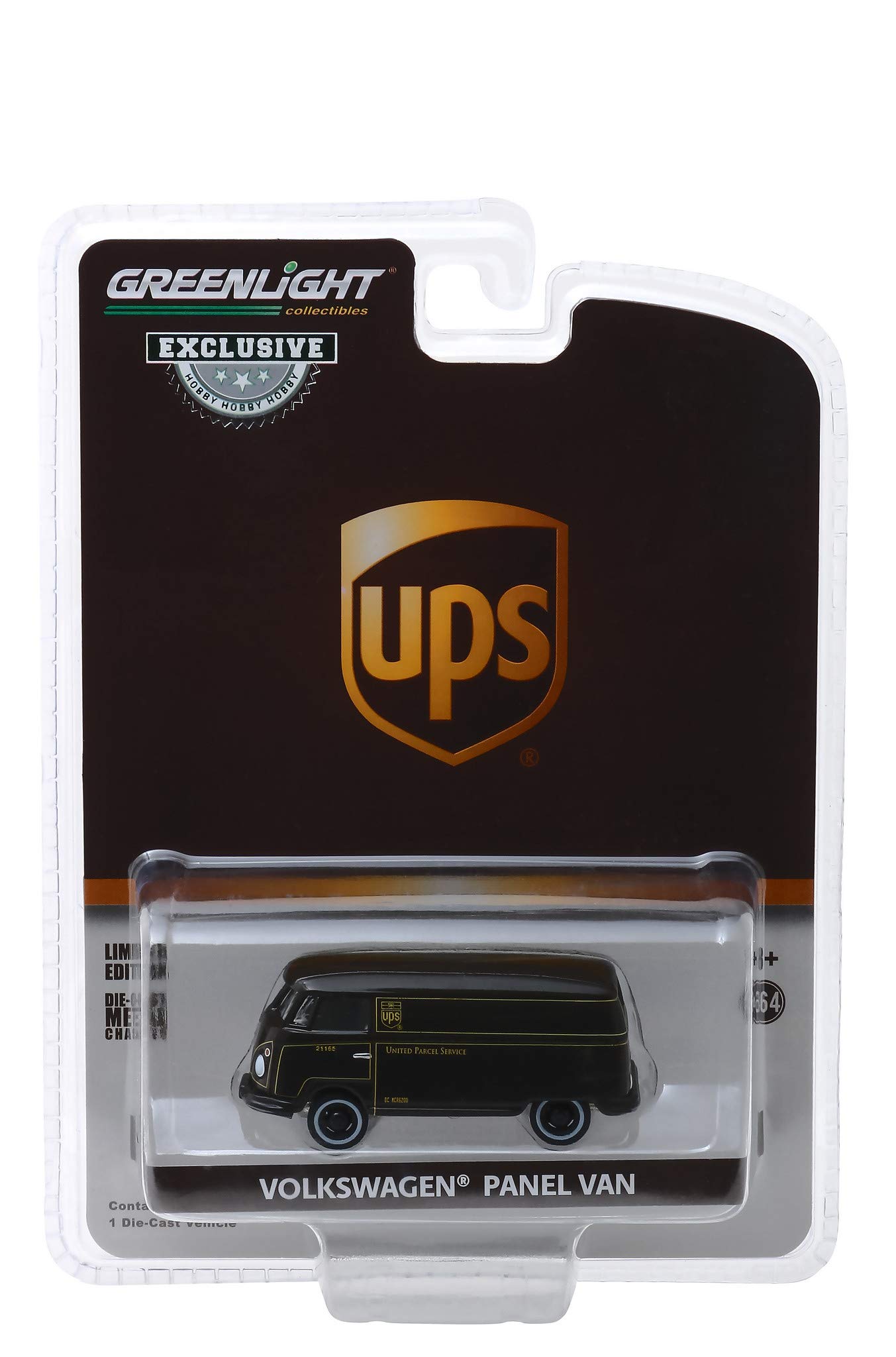 Greenlight UPS Volkswagen Panel Van 7cm Type 2 7cm Scale 1:43 Original