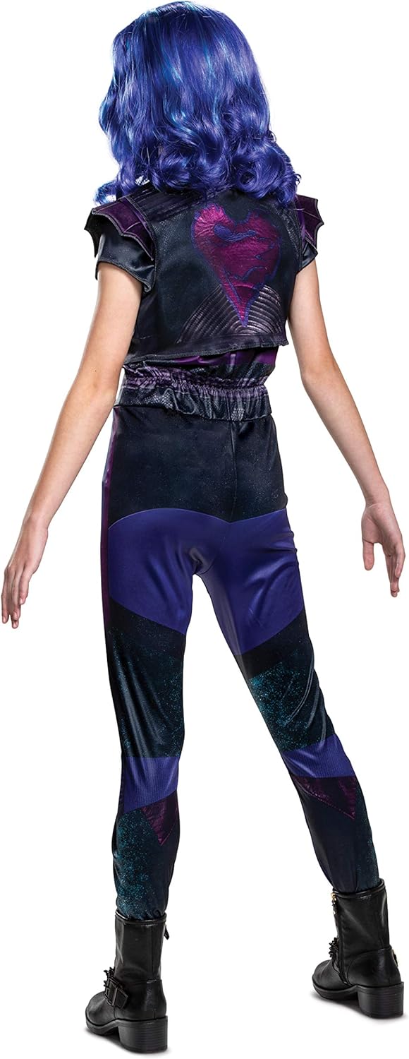 Disguise Disney Mal Descendants 3 Classic Girls' Costume, Purple, Medium (7-8): Toys & Games