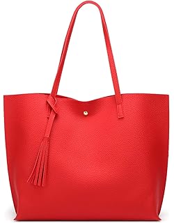 red tote bag amazon