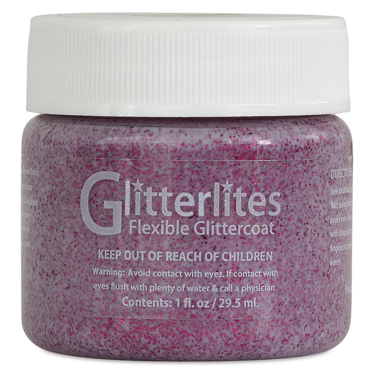 Angelus Paint Glitterlites 1 oz Razzberry