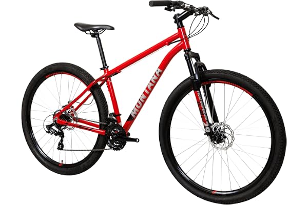 Caloi Bicicleta Montana, Aro 29, Tamanho 17, Câmbio 21 Velocidades, Vermelha